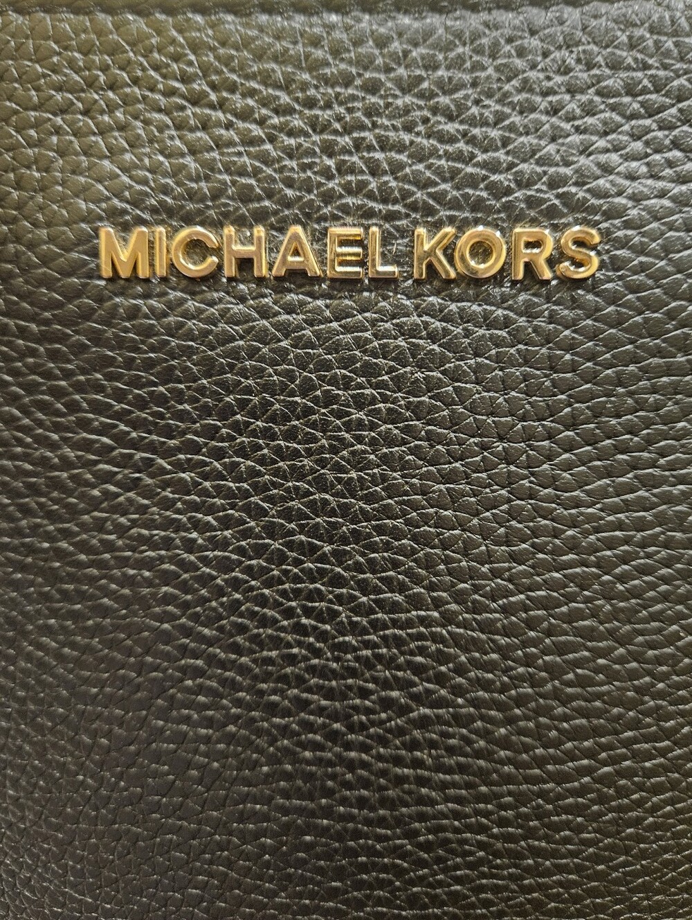 Michael Kors Black Pebbled Leather Large Jet Set Crossbody - Picture 7 of 9